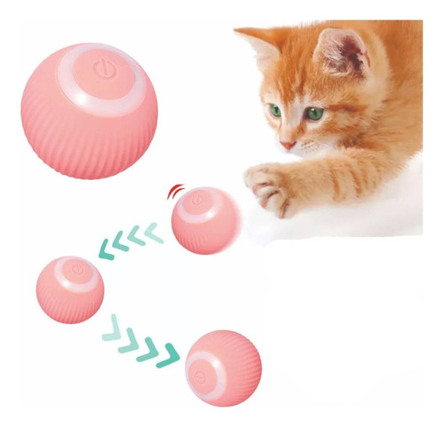 Pelota Interactiva De Juguete Electrónico Recargable Cat Pet