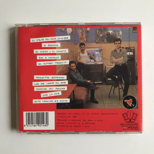 Gabinete Caligari - Al Calor Del Amor En Un Bar - Cd (Usado)