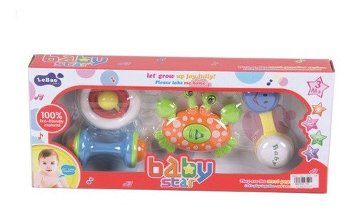 Sonajero Baby Mediano X 4 Caja - Plu 7722