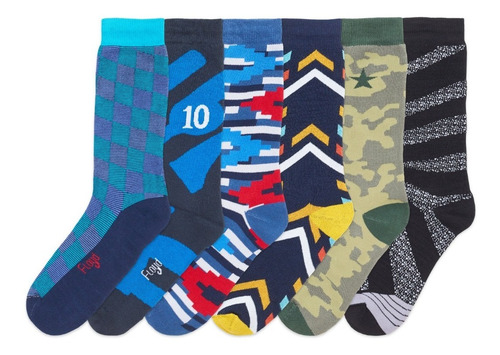 Imagen 1 de 3 de Pack X 6 Pares Medias Termicas De Hombre Floyd Art 1418