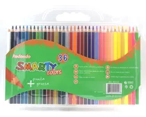 Comprar Lapices De Colores Smarty Con 36 Lapices Largos Redondos
