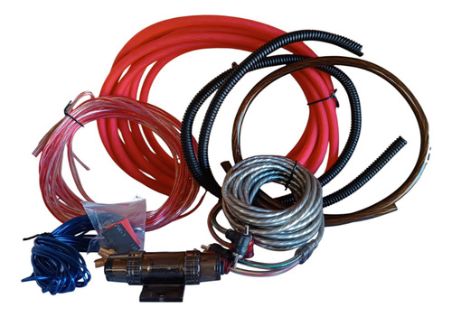 Kit Cables Para Amplificador Subwoofer Bazuka 4ga