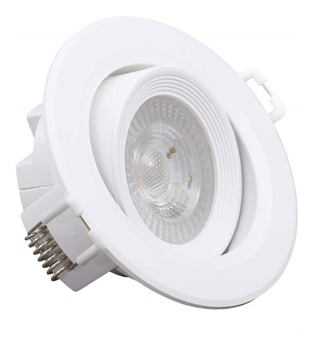 Spot De Embutir Led Downlight 7w Con Movimiento Ø8,5cm