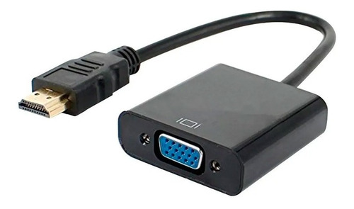 Imagen 1 de 3 de Cable Hdmi A Vga Adaptador Conversor Display Full Hd 1080