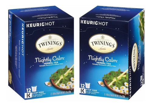 Twinings Noche En Calma K-cup, 12 Count (paquete De 2)