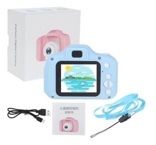 Cámara Digital Kids Para Niña Color Rosado