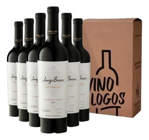 Vino Luigi Bosca De Sangre Cabernet Franc X6 - Vinologos