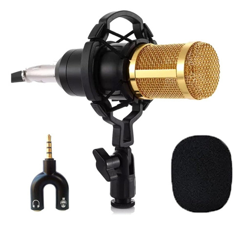 Kit Microfono Estudio Streaming Condensador Profesionalbm800