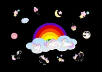 Comprar Vinilos Decorativos Infantiles Unicornios - 1.50m X 1m