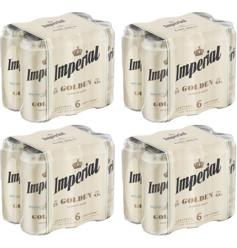 Lata Imperial Golden 473cc Pack X 24