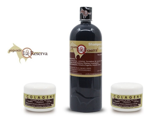  Kit Completo Yeguada Reserva Shampoo 100% Original + 2 Colag