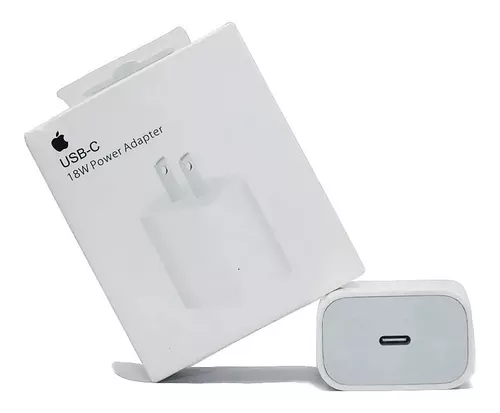 Cargador Apple 18W USB-C Entrada US - Blanco