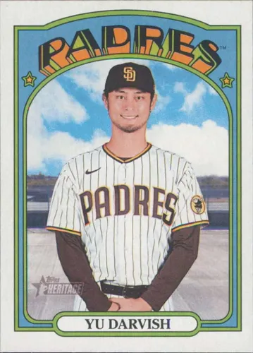 2021 Topps Heritage High Número 535 Yu Darvish San Diego De