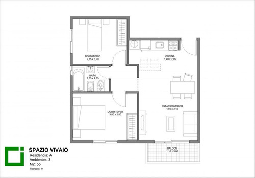Imagen 7 de 19 de Departamento 3 Ambientes Venta Ituzaingó Centro Anticipo Financiación 30 Años