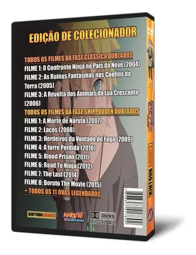 Naruto Filme O Confronto Ninja No País da Neve Dublado Dvd