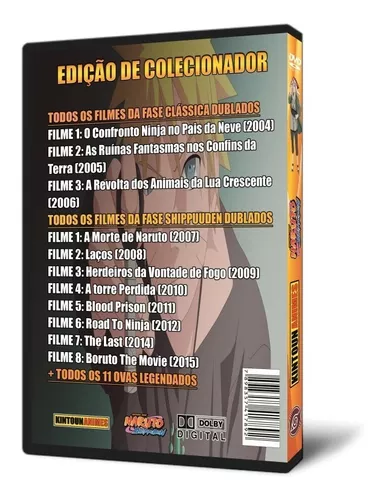 Naruto Clássico Dublado + Filmes + Ovas Em Dvd