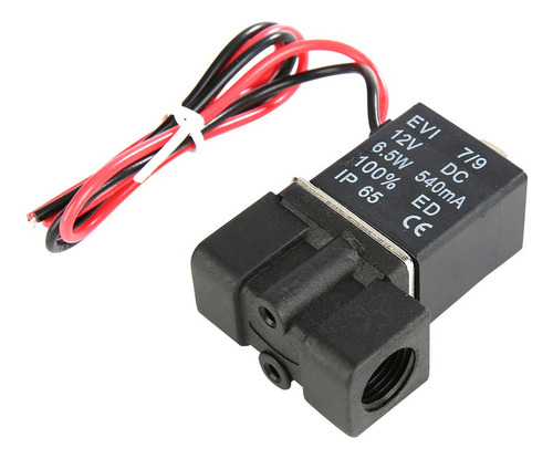 Zh Electroválvula Eléctrica De Plástico De 2 Vías 1/4 Npt