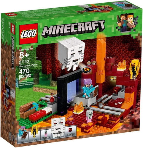 Lego Minecraft The Nether Portal 470 Piezas