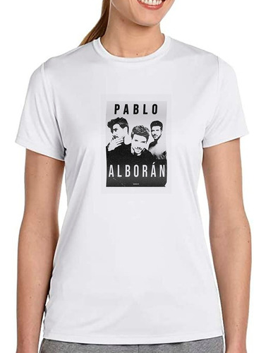 Franela Blanca Para Dama Pablo Alboran Sublimada 