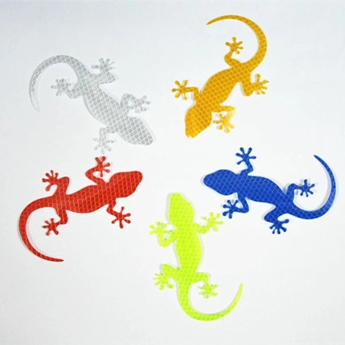 Adhesivo Sticker Reflectante Iguana Gecko