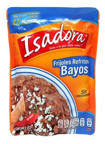 Isadora Frijol Refrito Bayo Bolsa 430 Gr