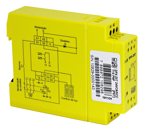 Kit 24 Pçs. Rele De Segurança Nr12 Digimec
