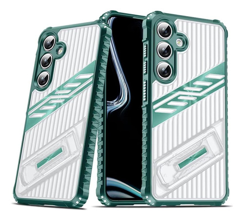 A Funda Para Samsung Galaxy A55 5g, Ultraligera, Militar, Con Soporte Integrado