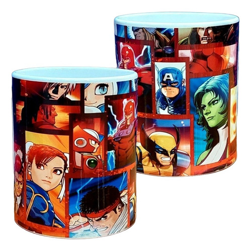 Taza Ceramica Marvel Vs Capcom