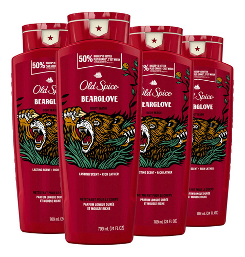 Gel De Baño Old Spice Body Wash Para Hombres, Bearglove, Esp