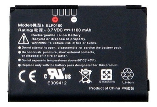 Batería Celular Htc Elf Mp3 Wifi Sd Gb Usb Original 4g 3g Hd