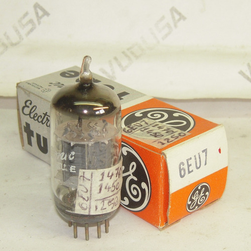 Válvula Electrónica, Vacuum Tube 6eu7 G.e. ( 12ax7 )