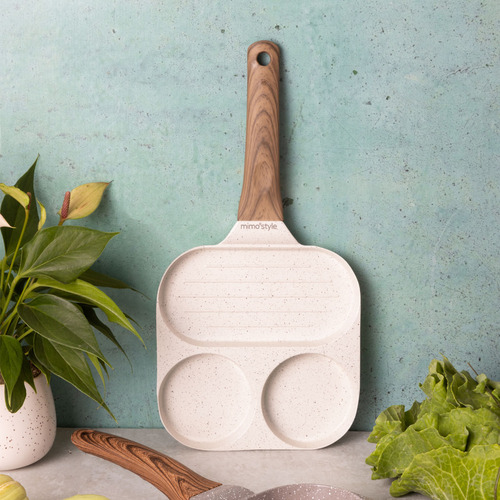Grill 3 Em 1 Style Cook Indução 18cm Marmol Mimo Style