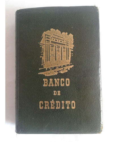 Alcancia Del Banco De Credito Antigua Sin Llave Imperdible./