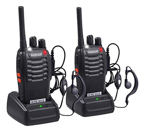 Proster Recargable Walkie Talkies Para Niños 16 Radios De Do