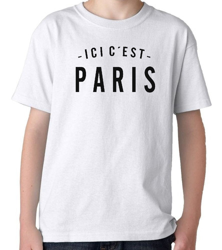 Remera Ci C ´est Paris - Esto Es Paris - Messi - Psg