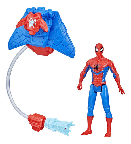 Figura De Acción Spider-man Aqua Web Warriors Spider-man