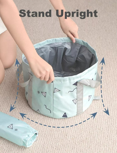 Hu Lavabo Portátil Plegable, Pediluvio, Spa, Bañera