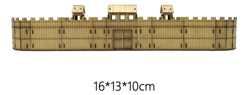 1:72, Modelo De Campamento De, Desmontaje 16cmx13cmx10cm