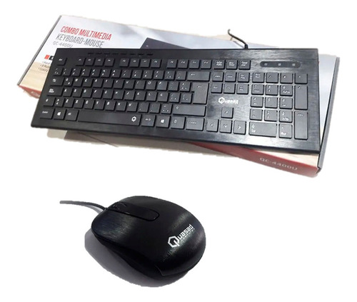 Combo Teclado Mouse Quasad Qc-4400u.