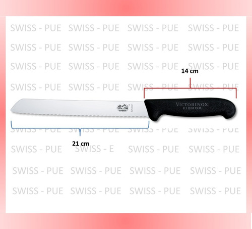 Imagen 2 de 5 de Cuchillo Dentado Para Pan Fibrox Victorinox (5.2533.21)