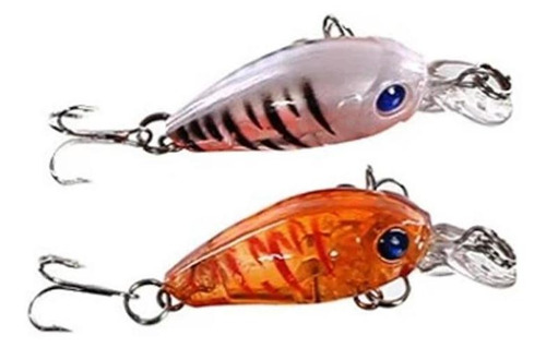 Señuelo Para Peces De Mar, Mxfsl-002, 2pzas, 4x2cm, Color Al