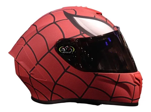 Casco de moto de spiderman sale