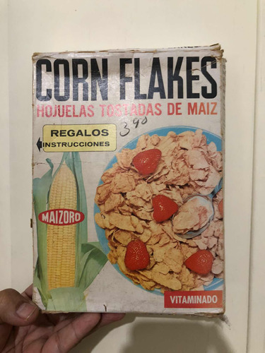 Corn Flakes De Maizoro, Caja Antigua De Colección 