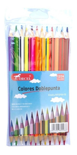 Colores Doble Punta X 12 Unidades (24 Colores) Top Line