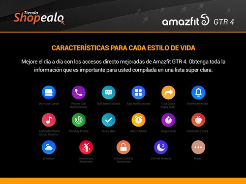 Imagen 9 de 10 de Smartwatch Reloj Inteligente Amazfit Gtr 4 Marrón Gps Spo2-*