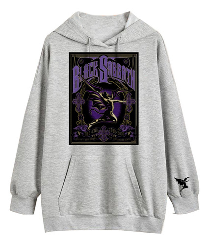 Buzo  Black Sabbath Dragon Logo Banda Algodon Unisex