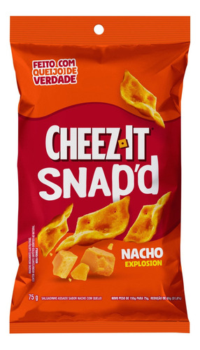 Salgadinho de queijo Cheez-It® Snap'd Nacho Explosion 75g