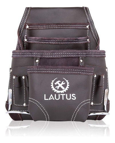 Lautus - Bolsa De Herramientas De Cuero Curtido Con Aceite