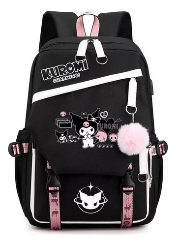 Nueva Mochila Escolar Kuromi De Gran Capacidad, Tipo 3, 2024