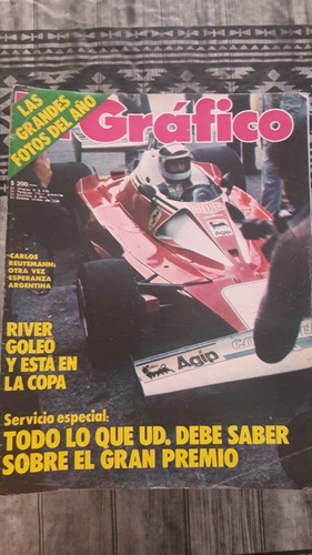 Revista El Grafico 2987 4/1/1977 River Goleó Reutemann Gp F1